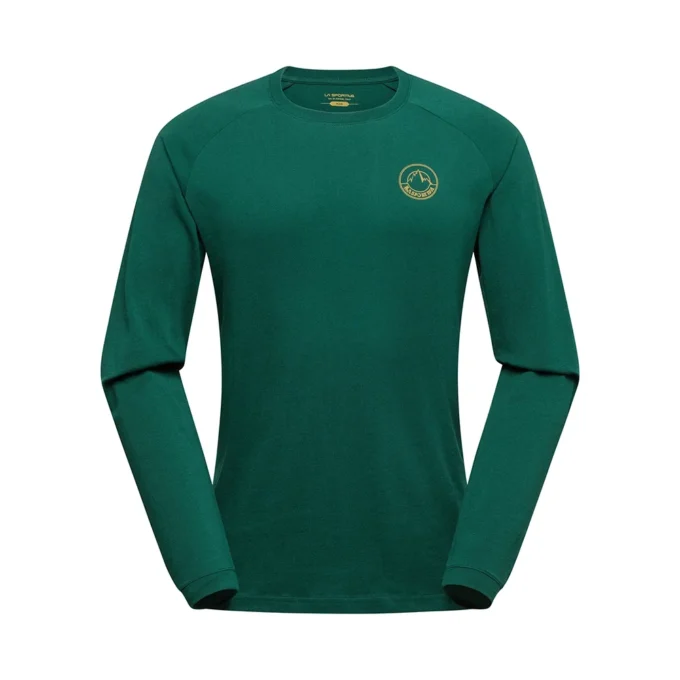 Camiseta de manga larga con logotipo circular M Camiseta de manga larga con logotipo circular M